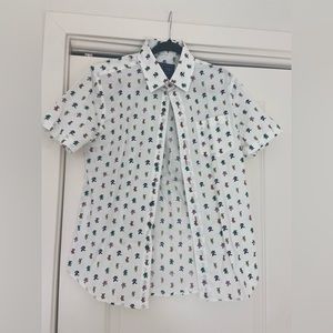 Grateful Dead dancing bears button up